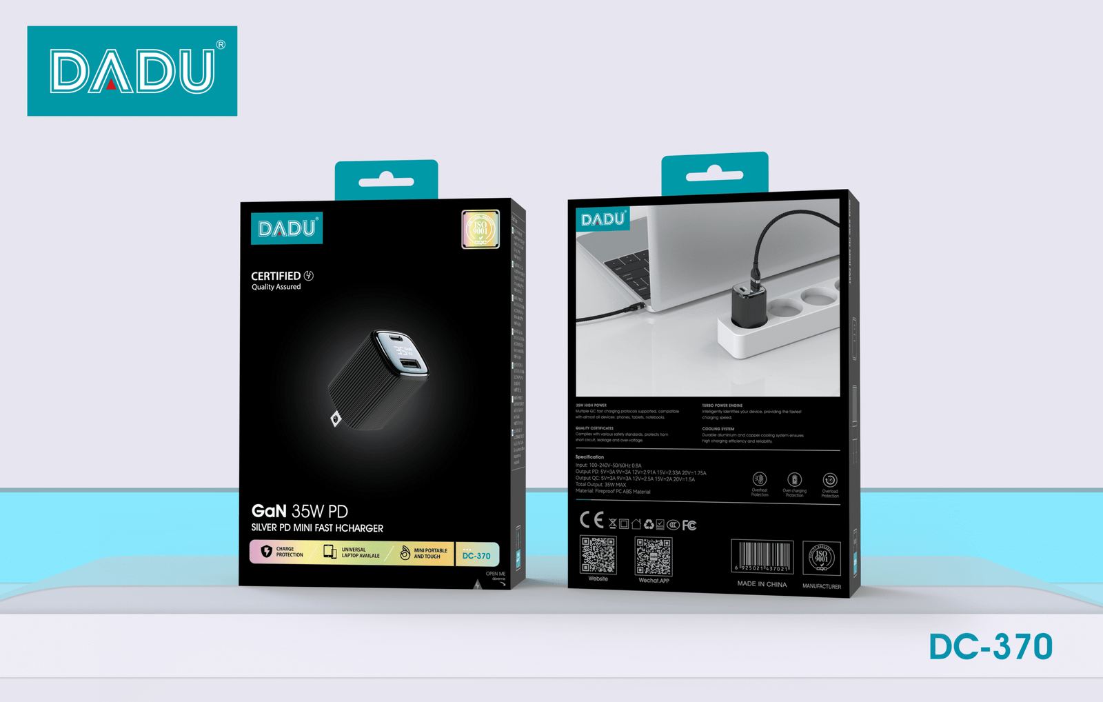 DADU Nexode 2 Ports 35W USB C Charger GaN Tech Foldable Fast Samsung S25U Charger iPhone 16 Pro Adapter Type C and USB A Plug, Mini Size Travel Power Adapter for iPhone 17/iPad/Samsung/Xiaomi etc Visit the UGREEN Store - Image 3